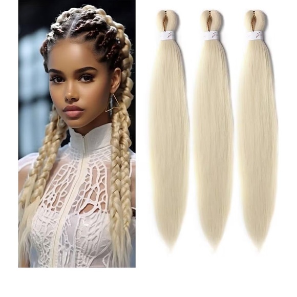Blonde Braided Hair Extensions - Picture 4 of 7